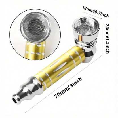 Stainless Sherlock Metal Pipe with Accessories