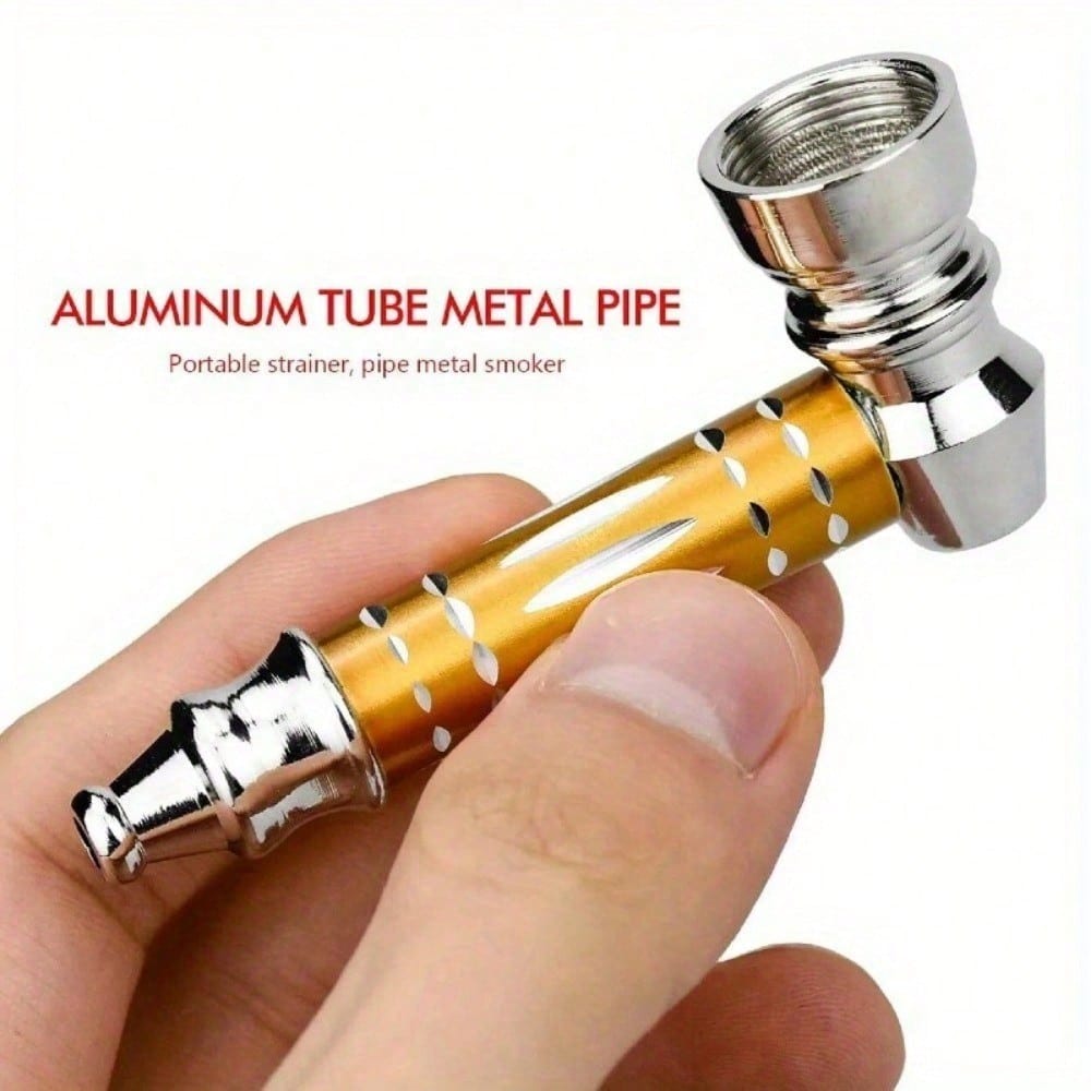Stainless Sherlock Metal Pipe with Accessories