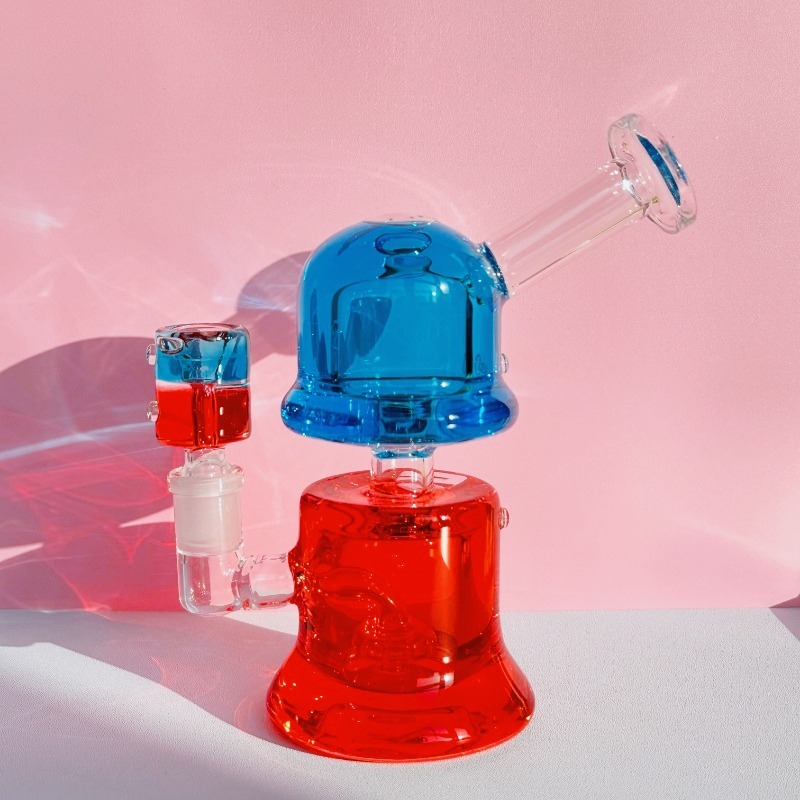 6.5" DuoTone Twilight Glow Glycerin Bong