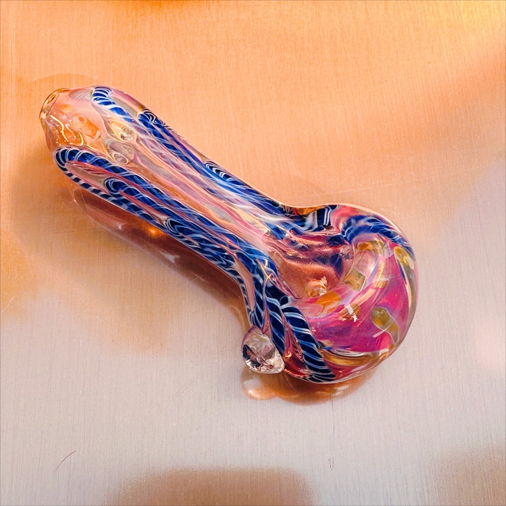 4" Fumed Flower Pipe
