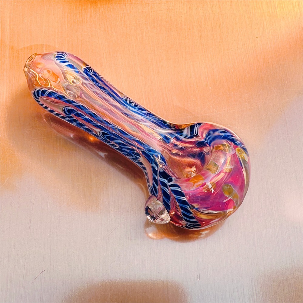 4" Fumed Flower Pipe
