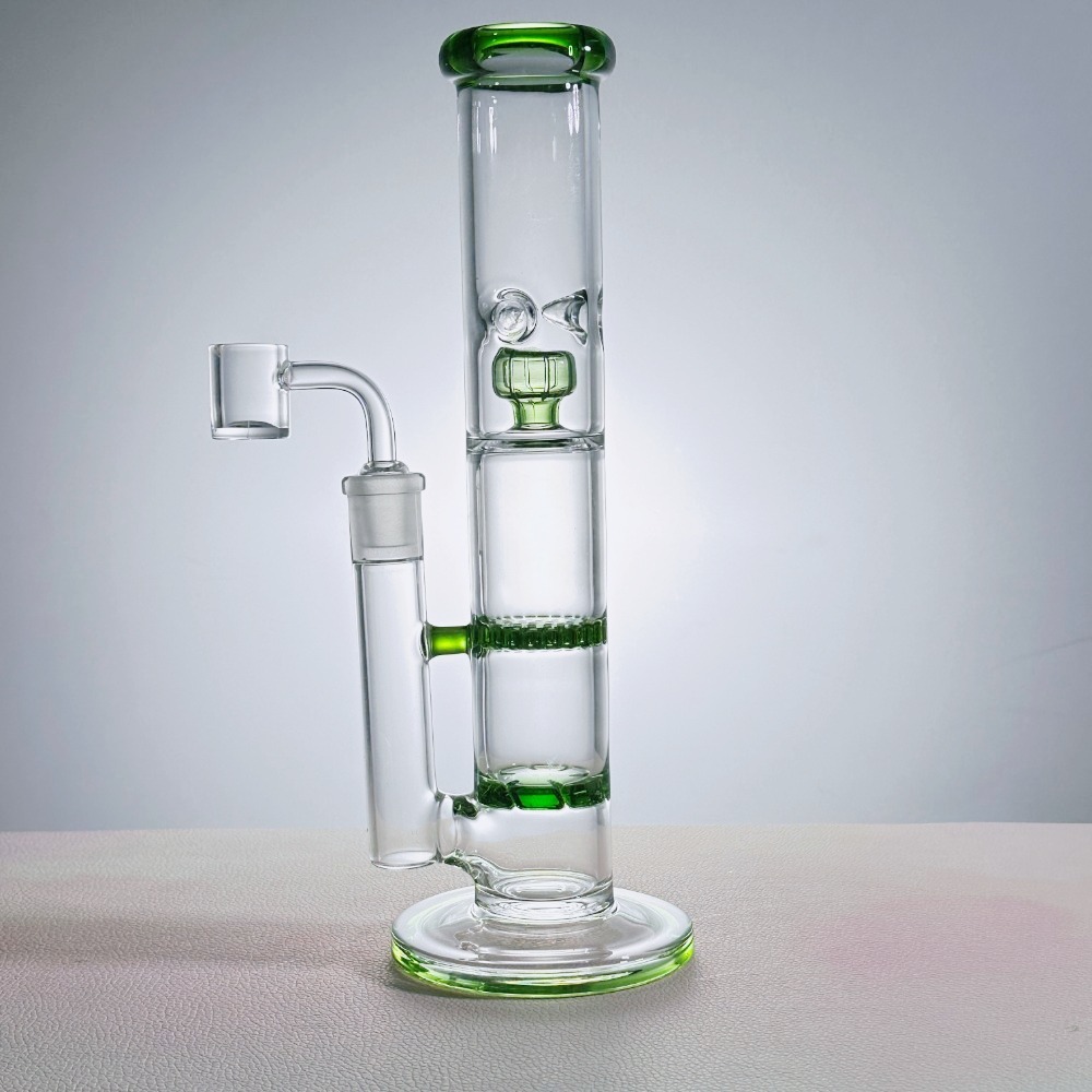 10" Double Honeycomb Perc Rig-SweetieBanana