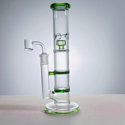 10" Double Honeycomb Perc Rig-SweetieBanana