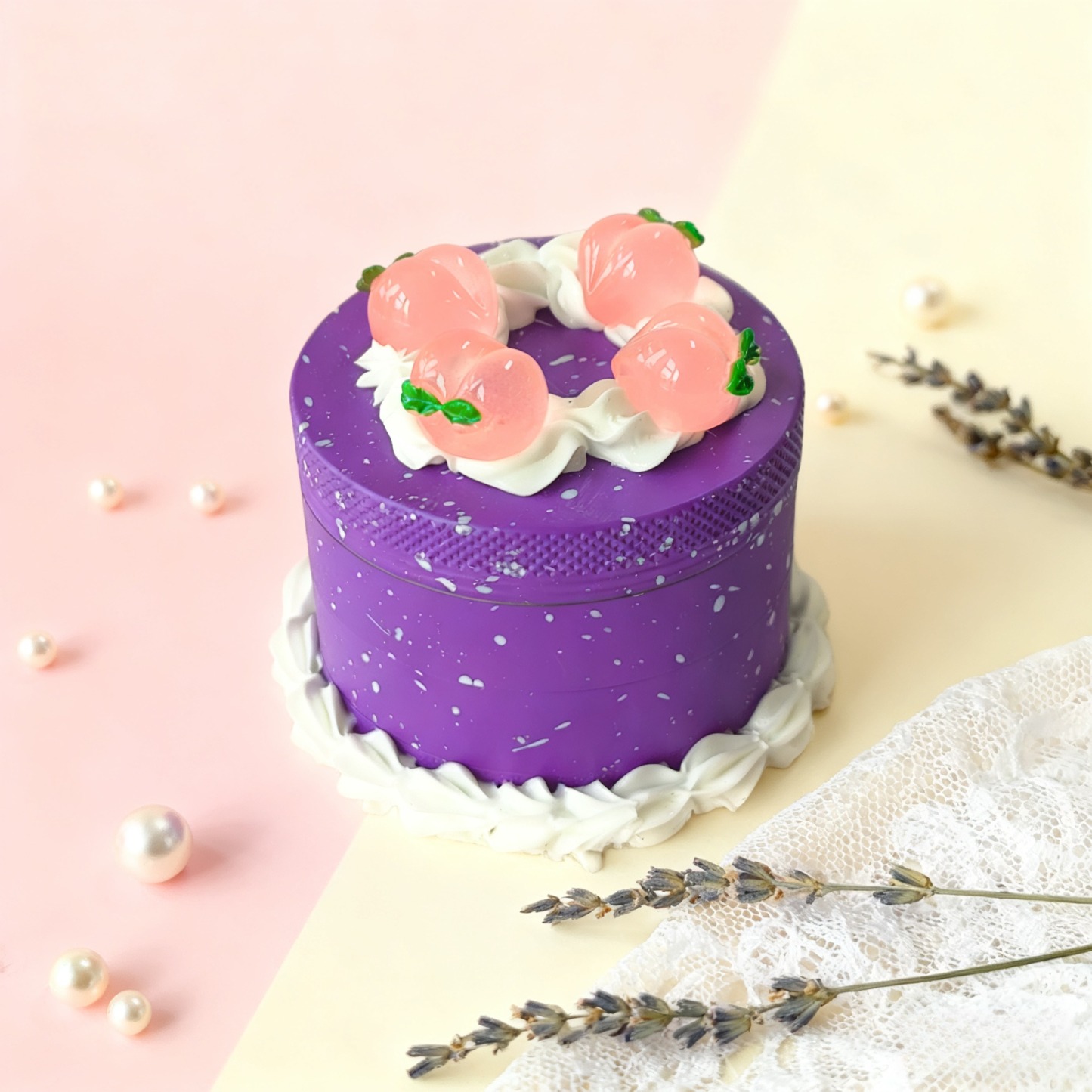 60mm 4-Layers Georgia Peach Grinder