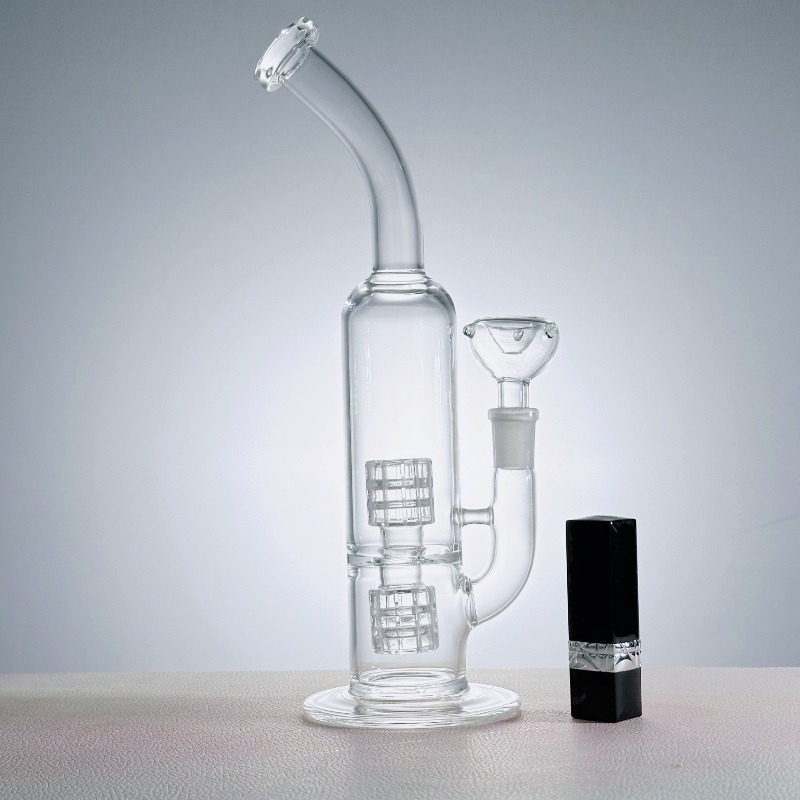 10" Double Matrix Perc Bong