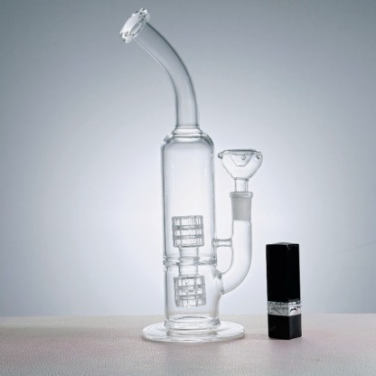 10" Double Matrix Perc Bong