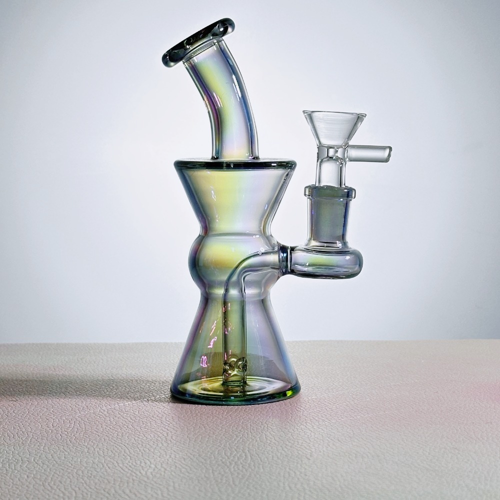 6" Mini Electroplated Twister Rig-SweetieBanana