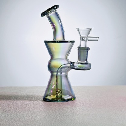 6" Mini Electroplated Twister Rig-SweetieBanana