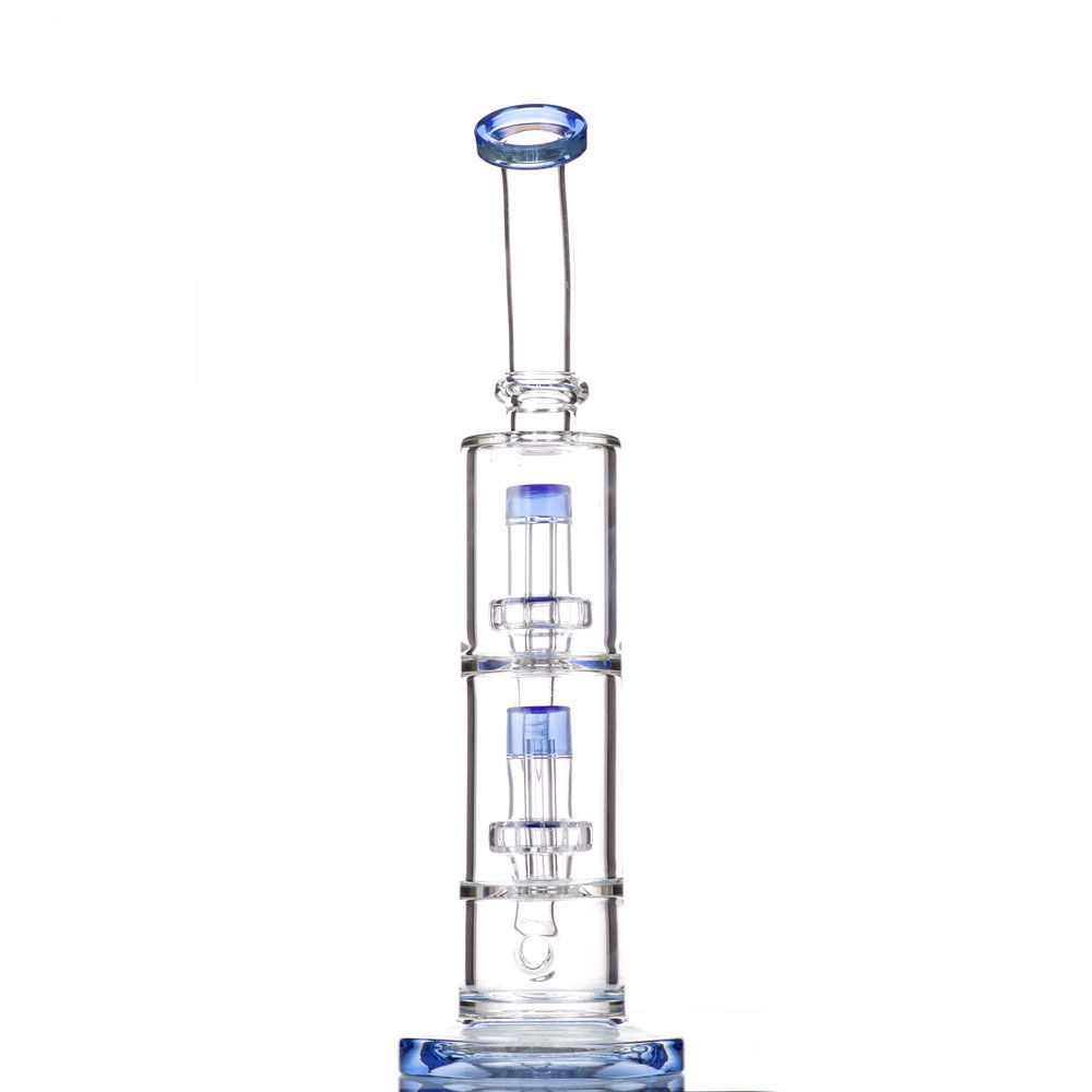12" Double Stage Perc Bong-SweetieBanana