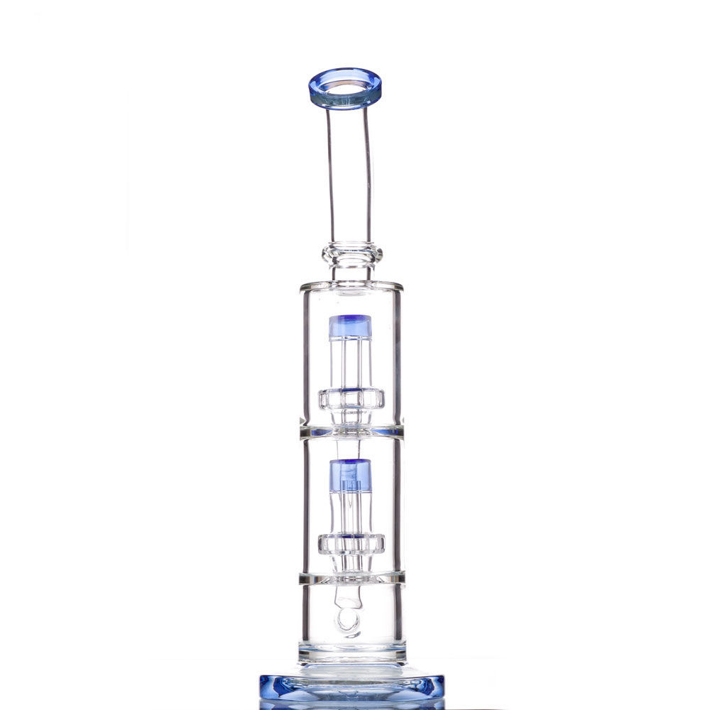 12" Double Stage Perc Bong-SweetieBanana