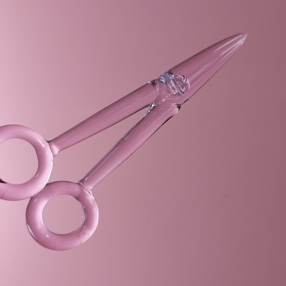 Scissors Shape Glass Dabber