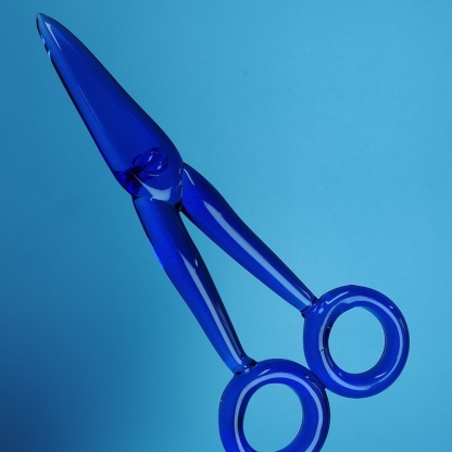 Scissors Shape Glass Dabber