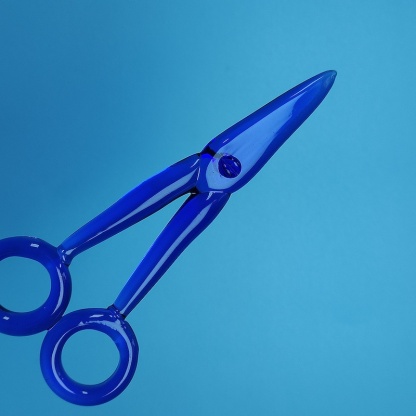 Scissors Shape Glass Dabber