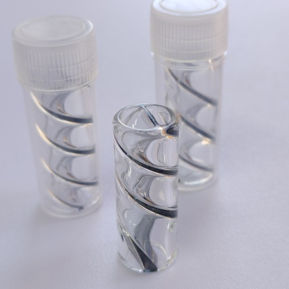 30mm Spiral Glass Filter Tips