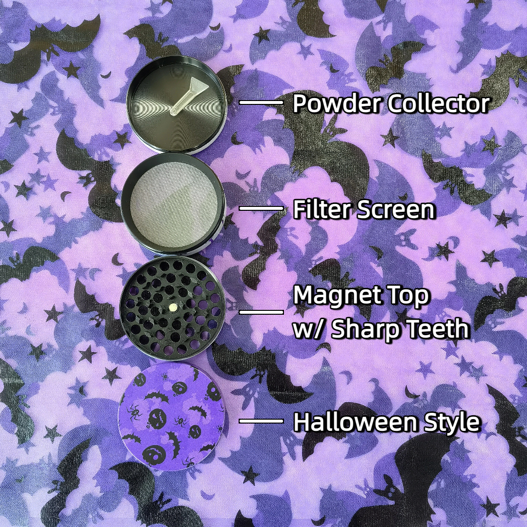 63mm 4-Layers Bat and Ghost Grinder