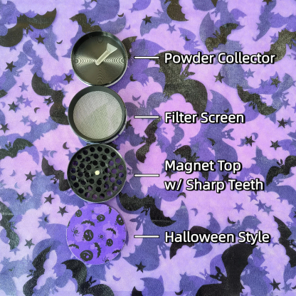 63mm 4-Layers Bat and Ghost Grinder