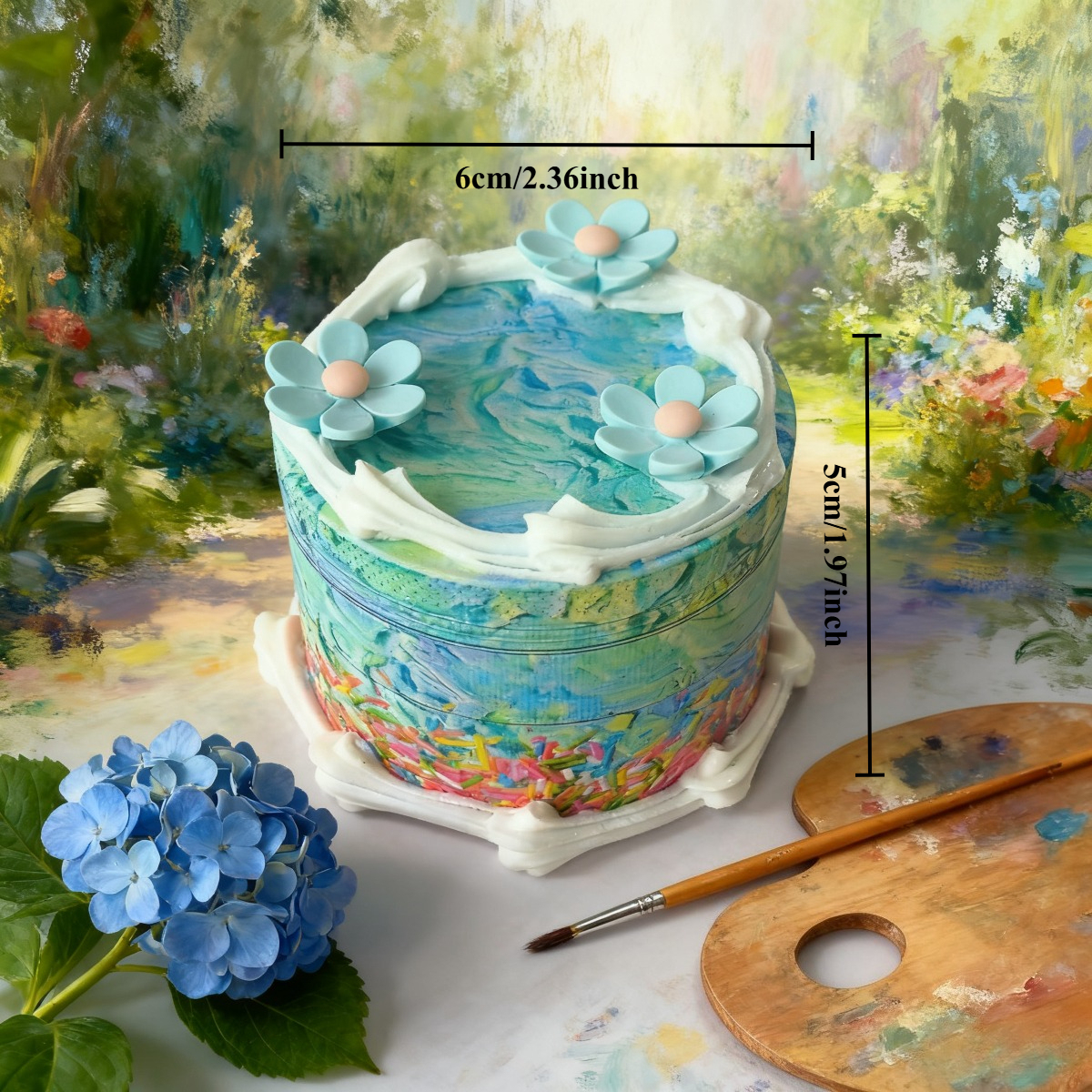 60mm 4-Layers Monet Garden Grinder