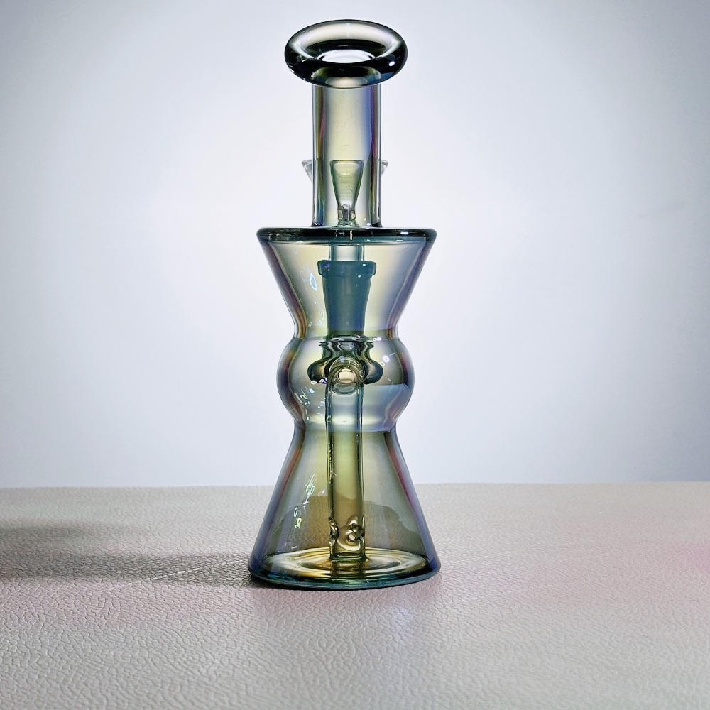 6" Mini Electroplated Twister Rig-SweetieBanana