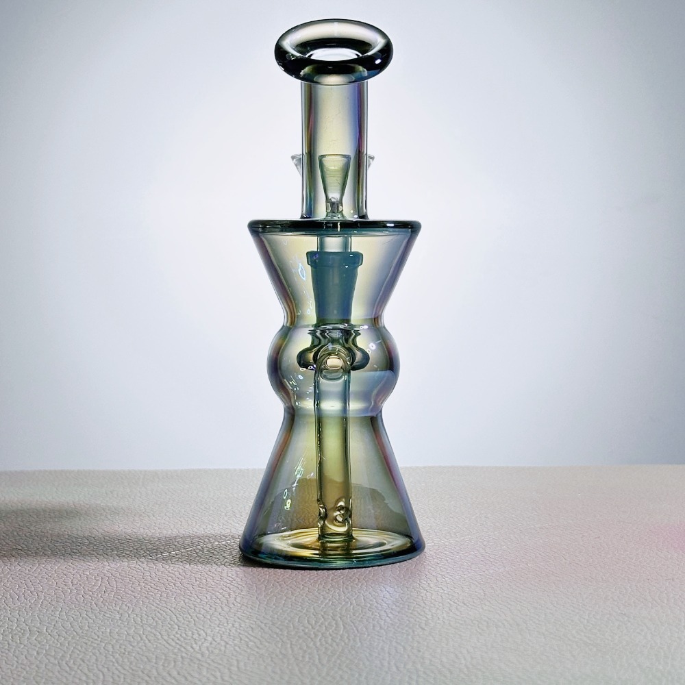 6" Mini Electroplated Twister Rig-SweetieBanana