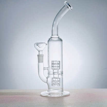 10" Double Matrix Perc Bong