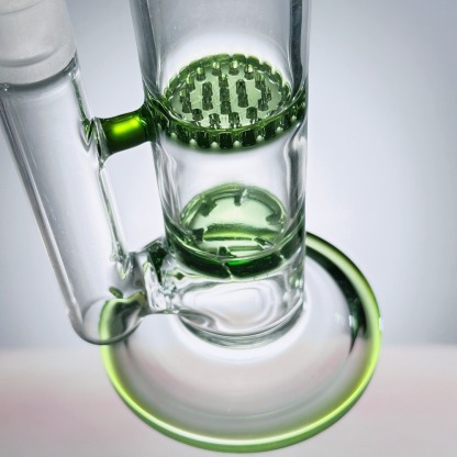 10" Double Honeycomb Perc Rig-SweetieBanana