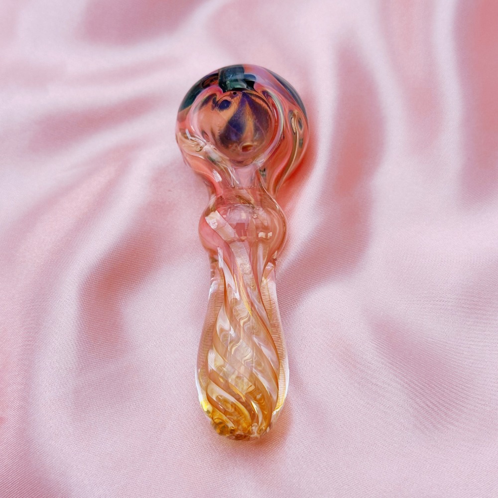 3.5" Fumed Flower Pipe