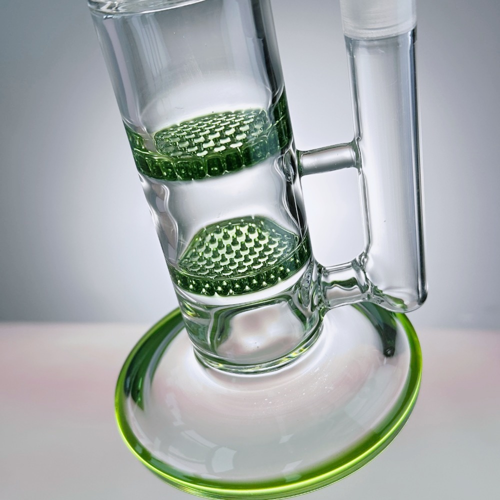 11" Honeycomb Perc Straight Tube Bong