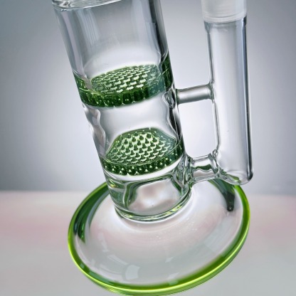 11" Honeycomb Perc Straight Tube Bong