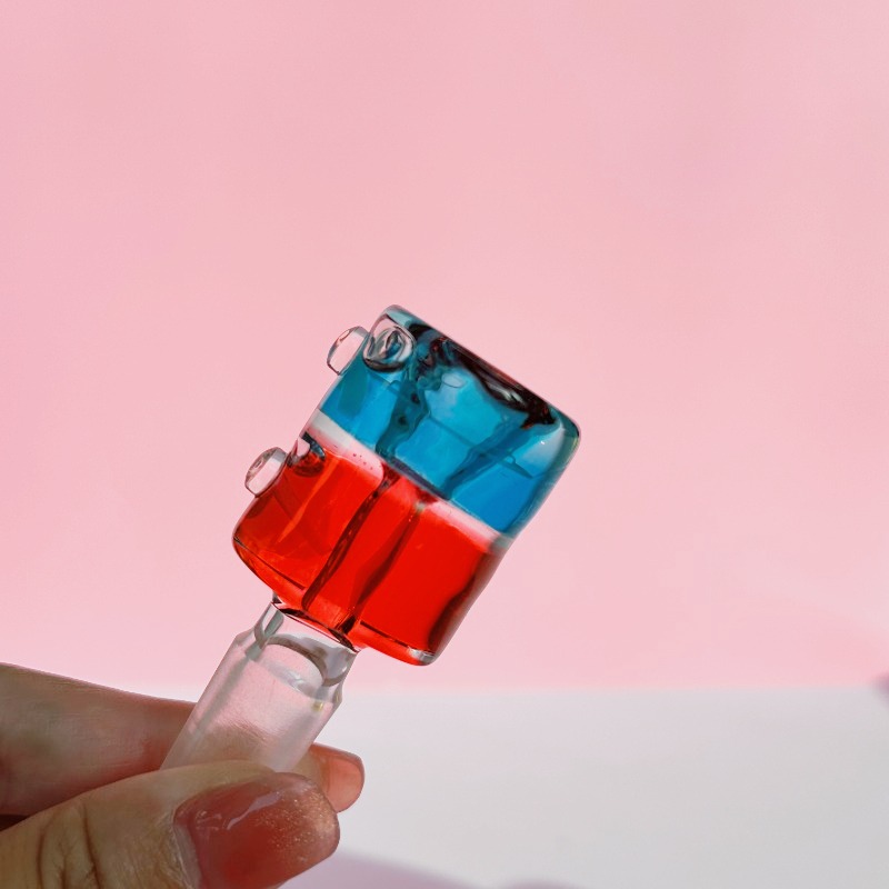 6.5" DuoTone Twilight Glow Glycerin Bong