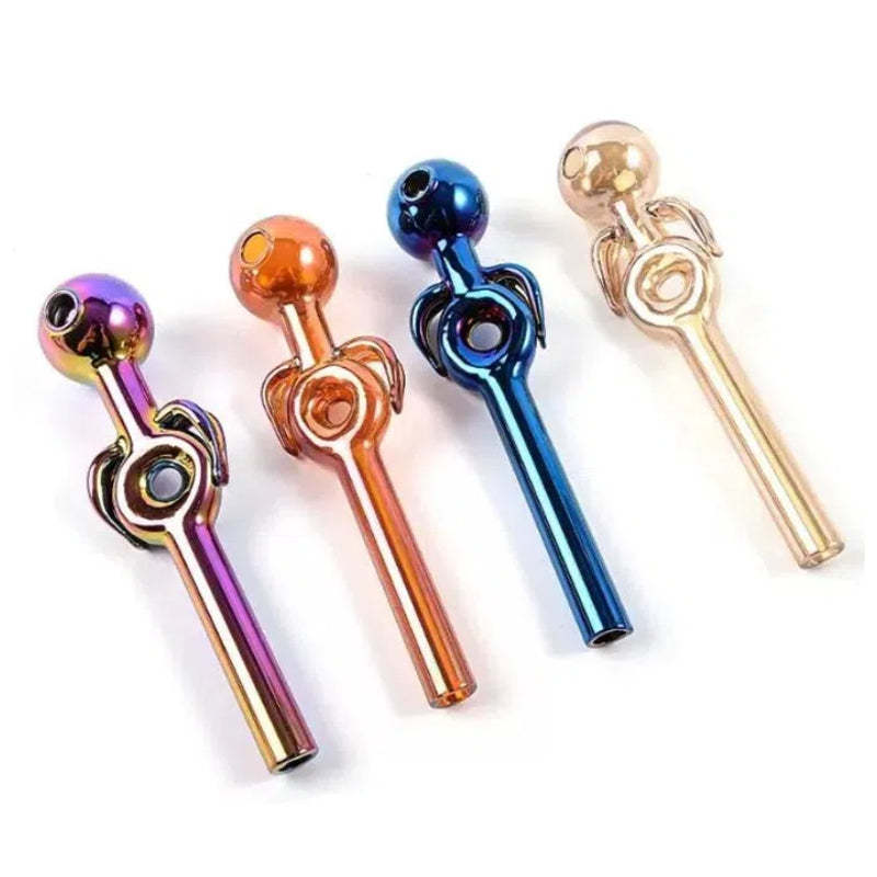 3.5" Nano Plating Glass Oil Burner Pipe-TheLosPollos