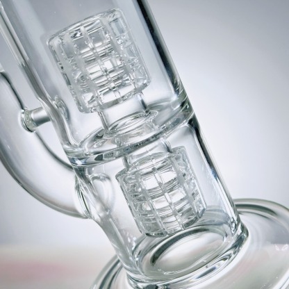 10" Double Matrix Perc Bong