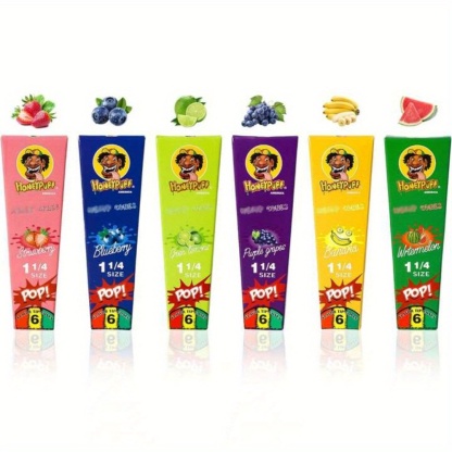 2-Pack Fruit Flavored Pre Rolled Cones with Tips (12 Cones)