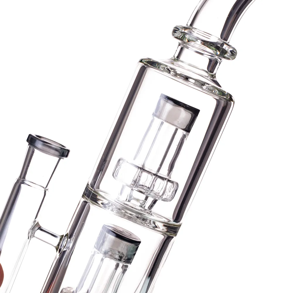 12" Double Stage Perc Bong-SweetieBanana