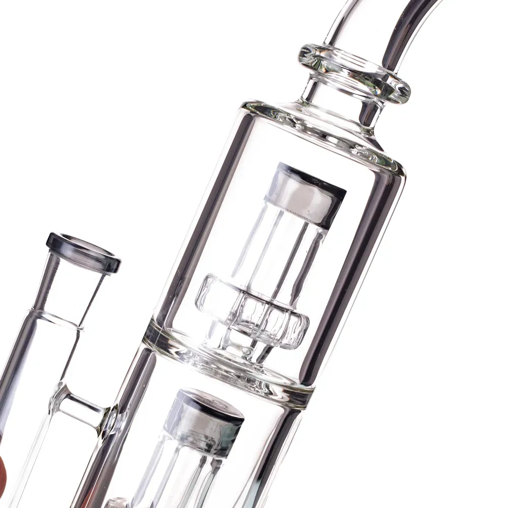 12" Double Stage Perc Bong-SweetieBanana