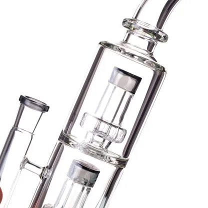 12" Double Stage Perc Bong-SweetieBanana