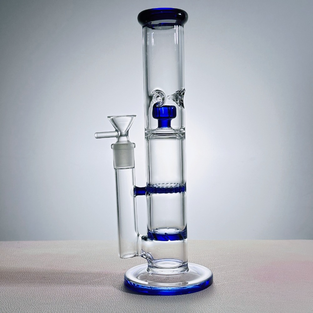 10" Double Honeycomb Perc Rig-SweetieBanana