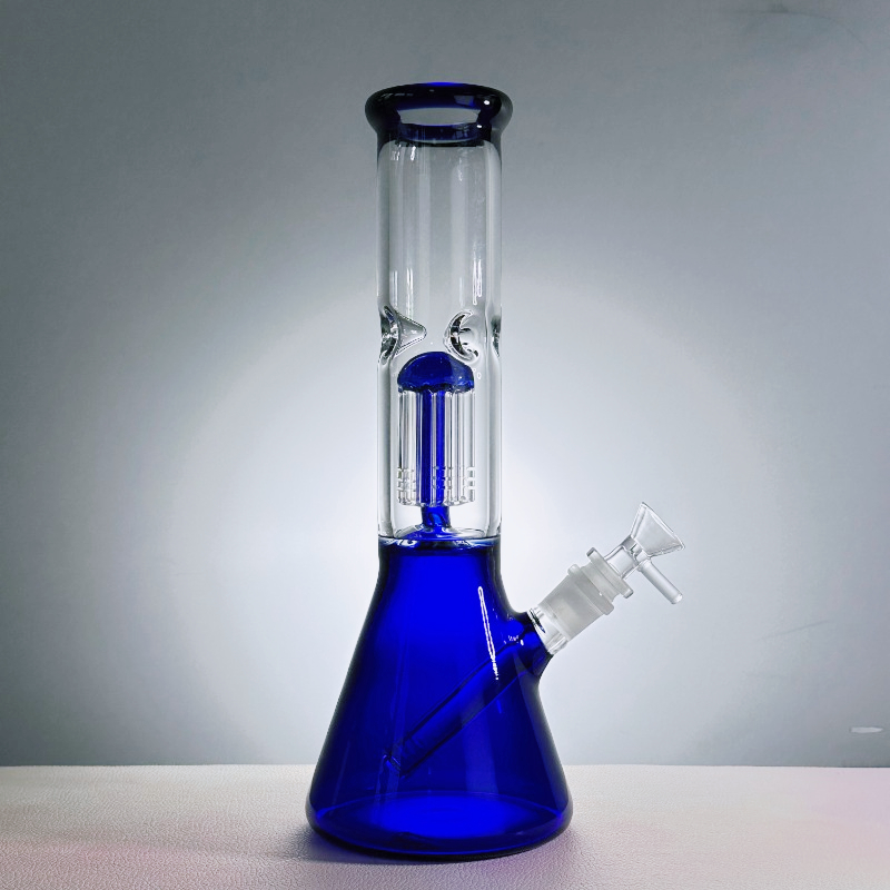 13" Eight Arm Tree Perc Beaker