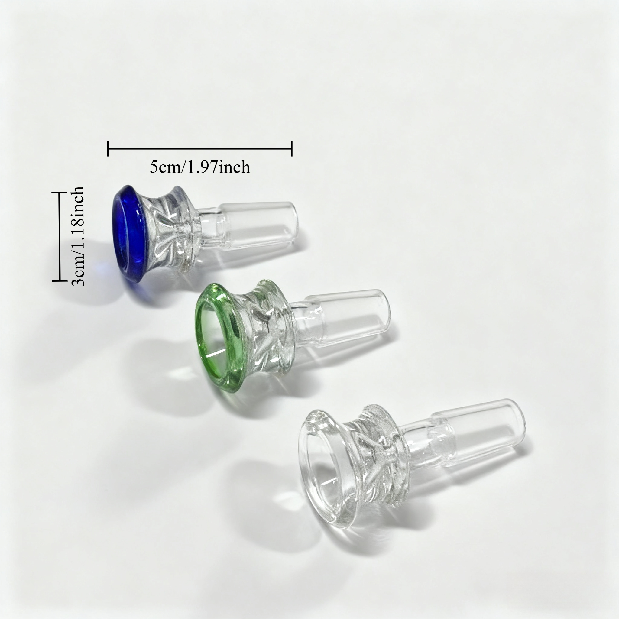 14mm 3 Pack Glass Bowl