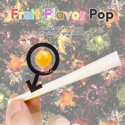 2-Pack Fruit Flavored Pre Rolled Cones with Tips (12 Cones)
