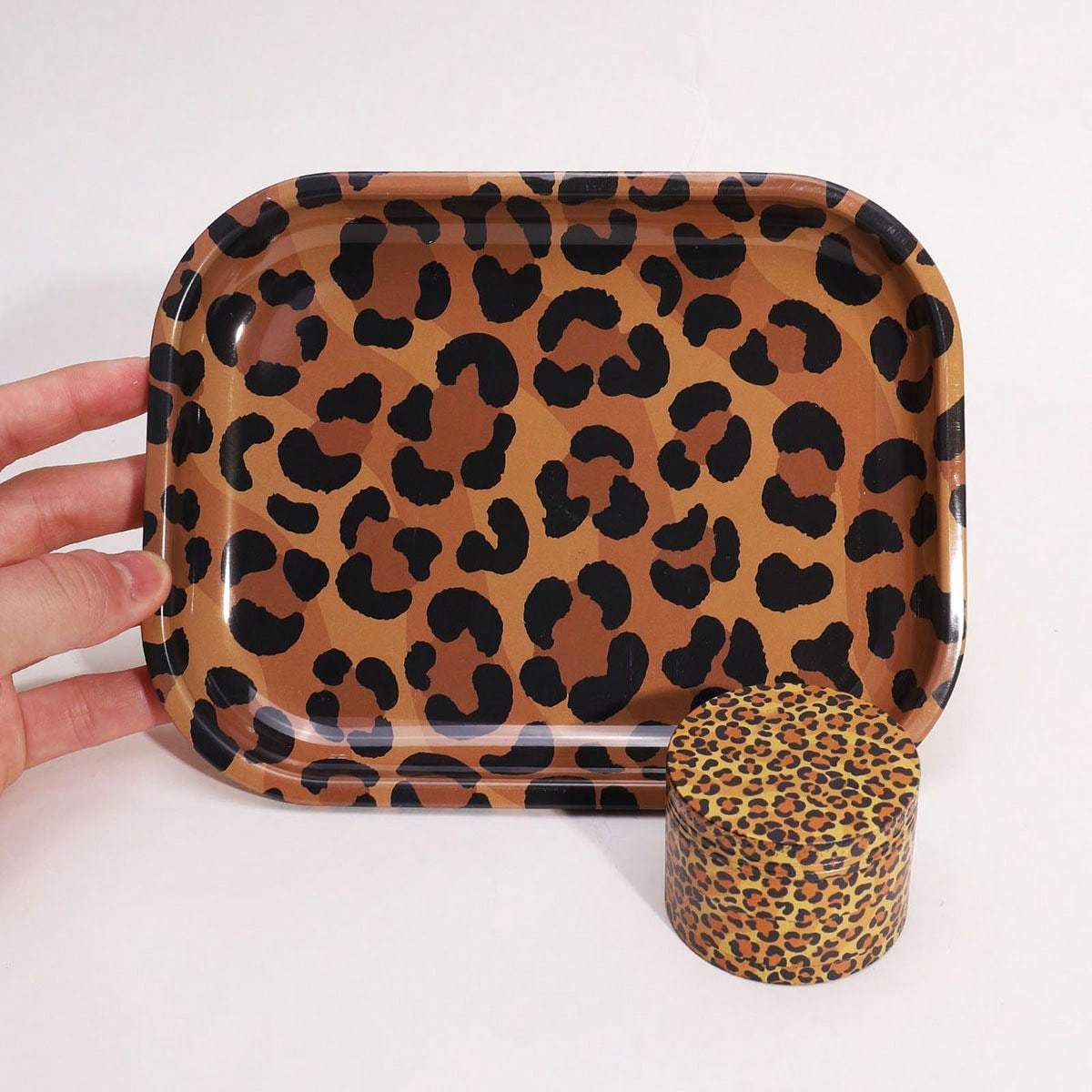 2-Pieces Leopard Pattern Smoking Kits