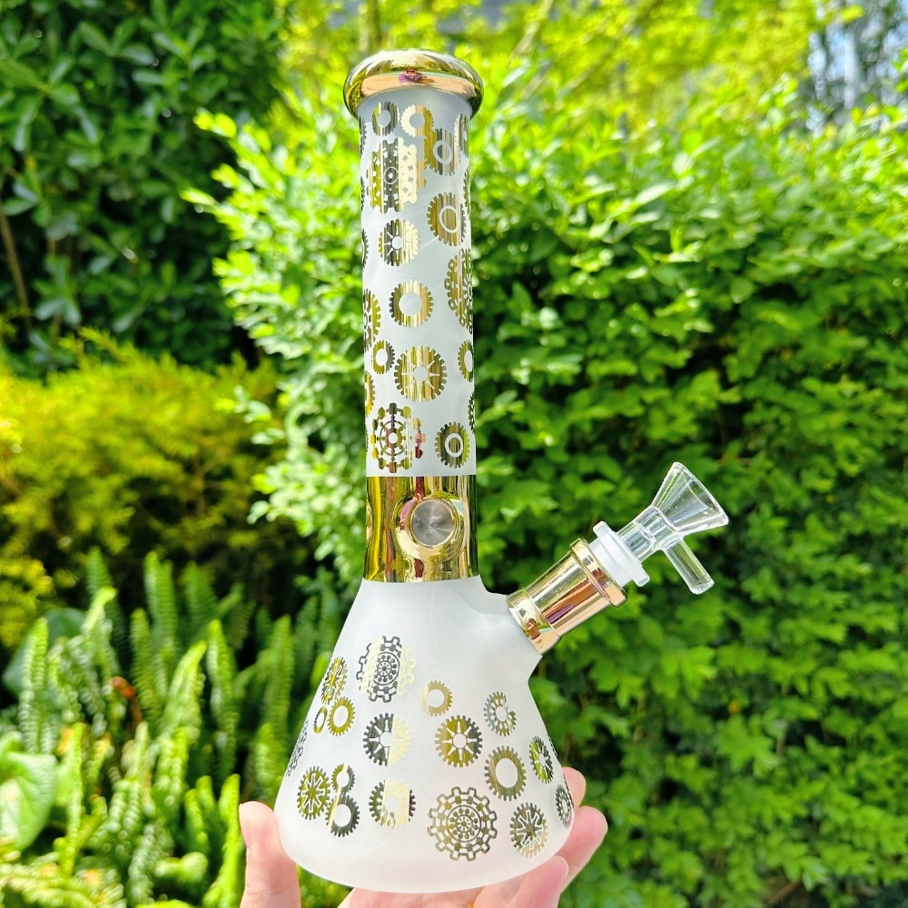 10" Electroplated Sandblasted Bong