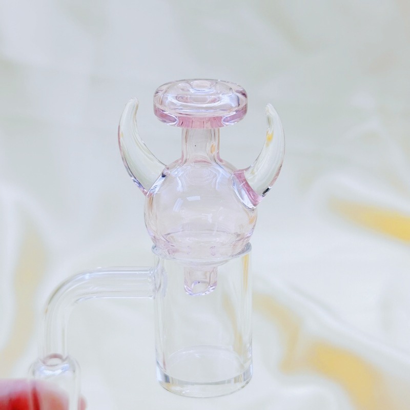 14mm Bull Horn Carb Cap & Banger (2 Piece Kit)
