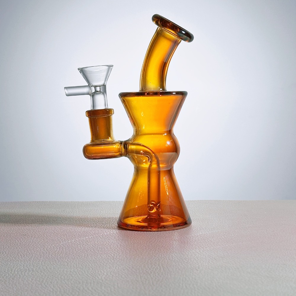 6" Mini Electroplated Twister Rig-SweetieBanana
