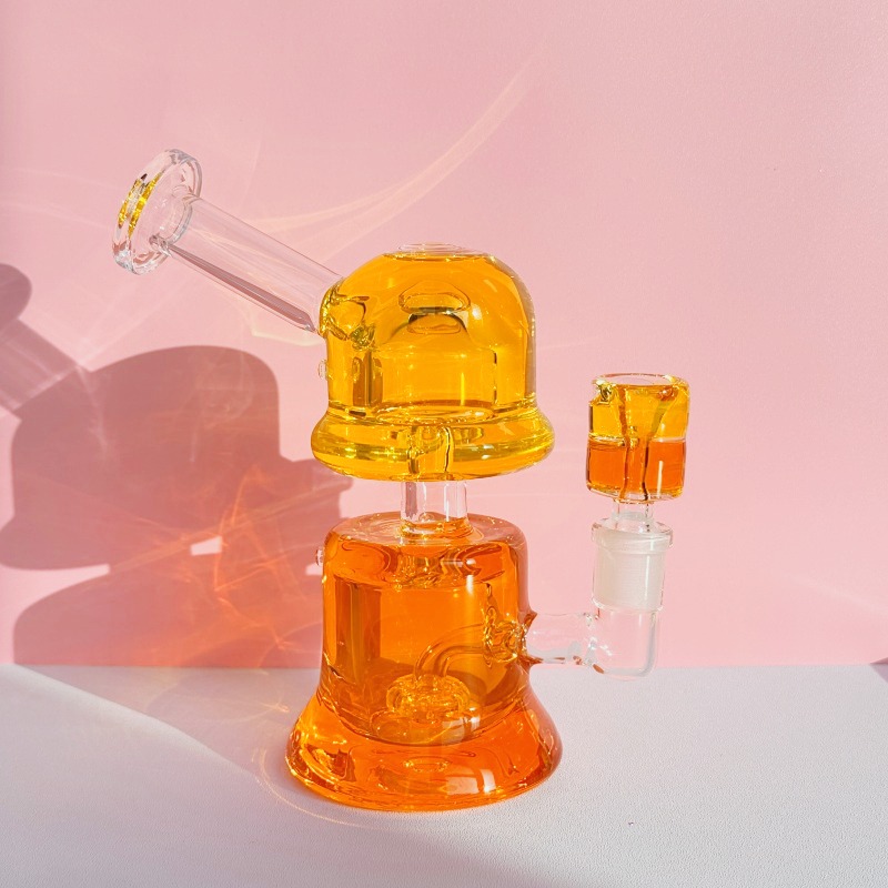 6.5" DuoTone Twilight Glow Glycerin Bong