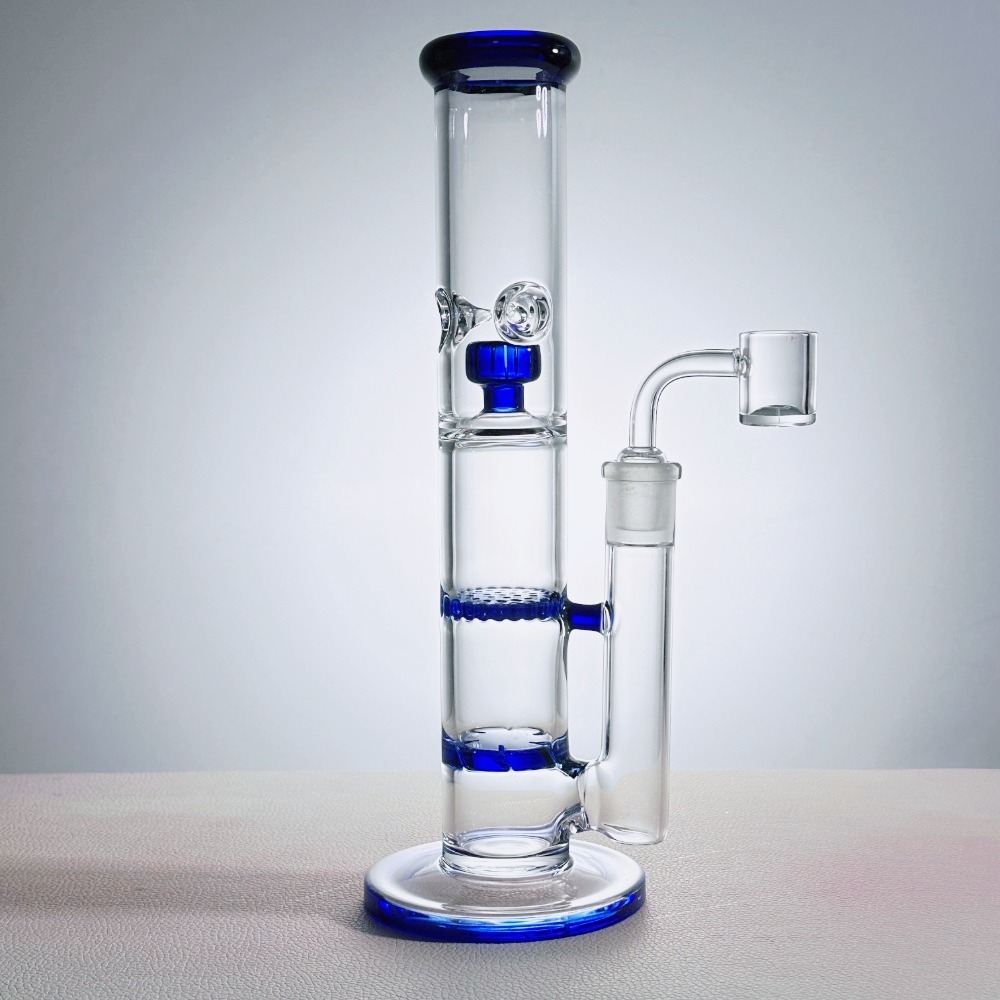 10" Double Honeycomb Perc Rig-SweetieBanana
