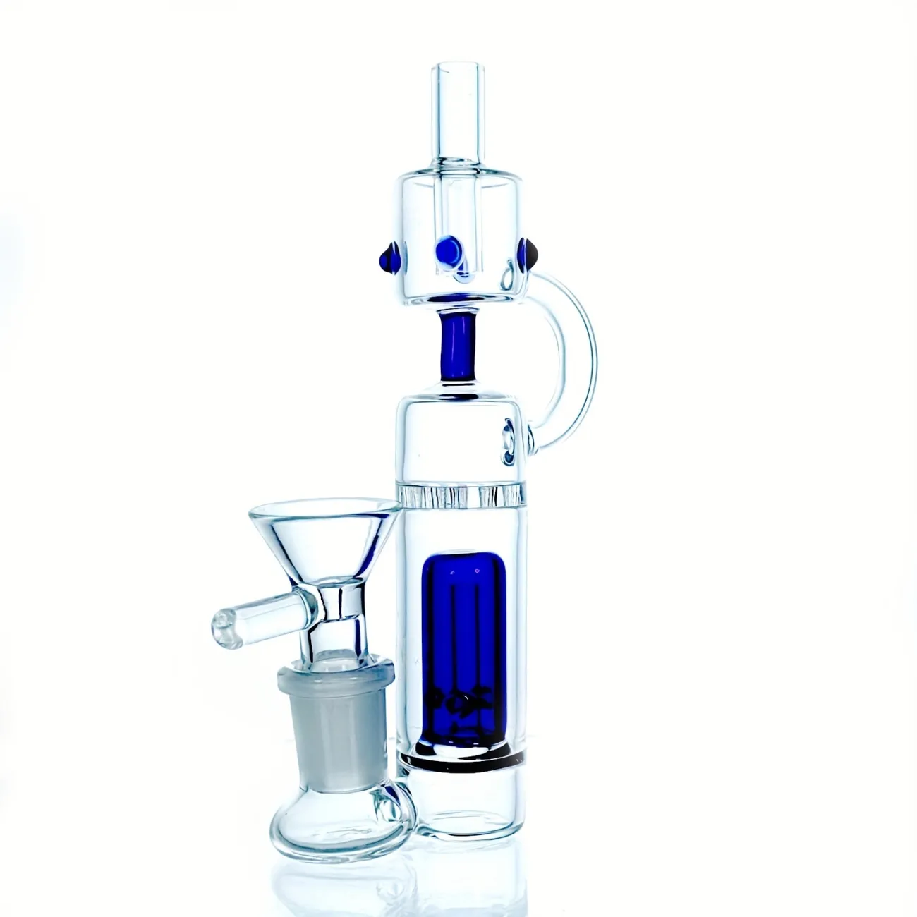 6" Hybrid Spill Proof Recycler Bubbler-SweetieBanana