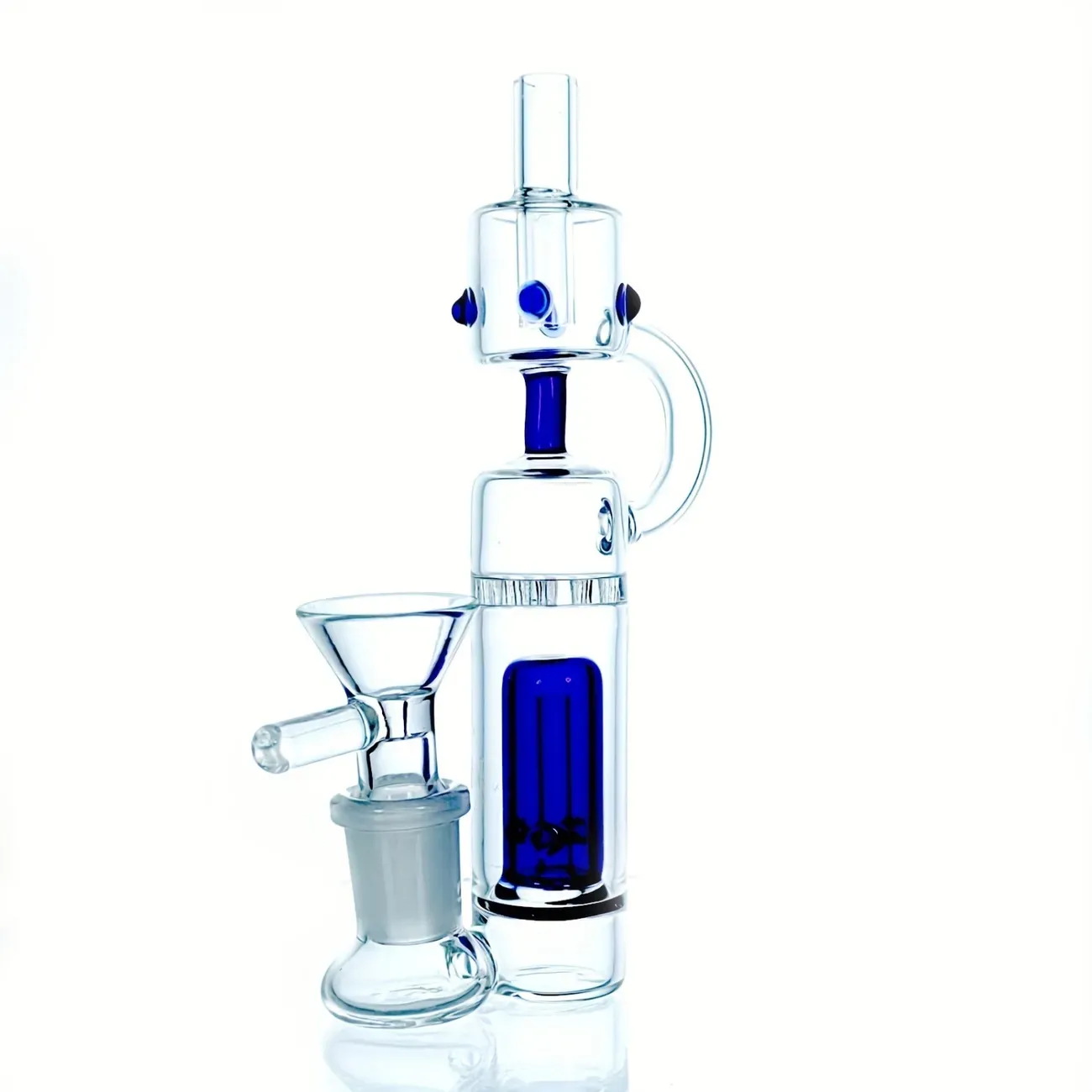 6" Hybrid Spill Proof Recycler Bubbler-SweetieBanana