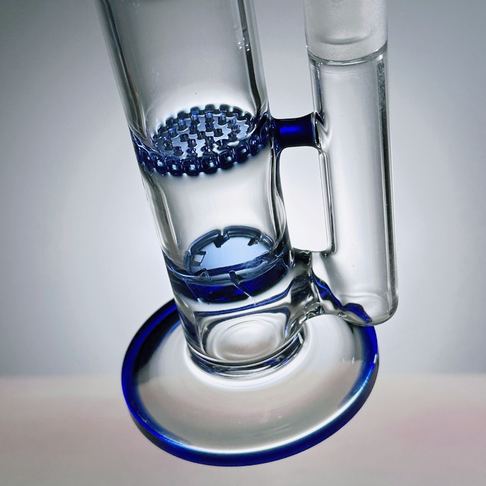 10" Double Honeycomb Perc Rig-SweetieBanana