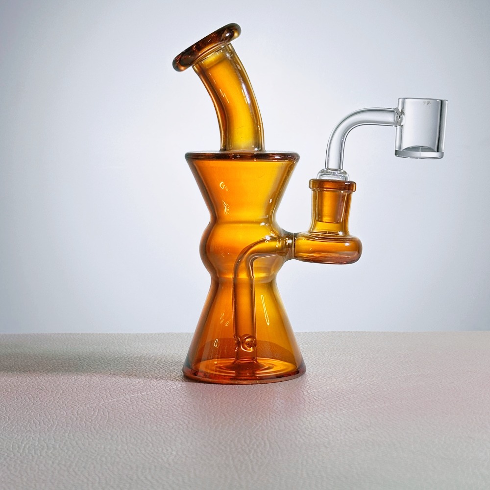 6" Mini Electroplated Twister Rig-SweetieBanana