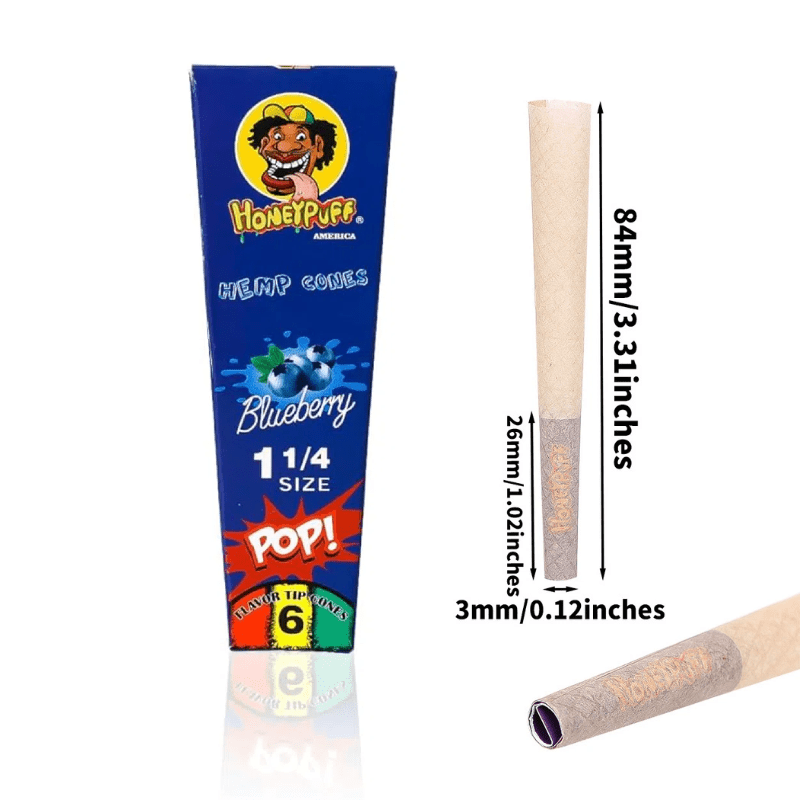 2-Pack Fruit Flavored Pre Rolled Cones with Tips (12 Cones)
